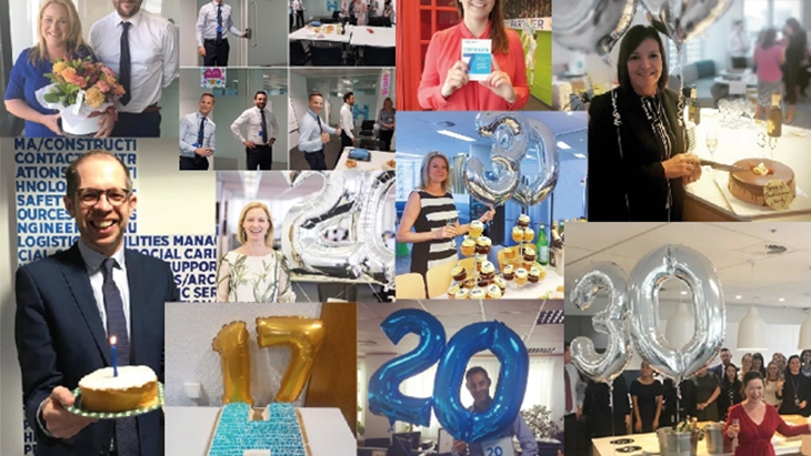 Hays employees celebrate anniversaries