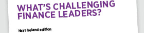 request your copy of the finance leader report